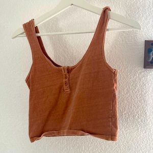 Urban Outfitters Burnt Orange Crop Top